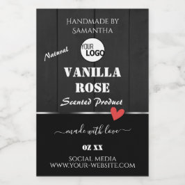 Logo für die Verpackung von Schwarzholzkörnern Lebensmitteletikett