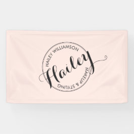 Logo für die Vintage Circle Briefmarke Makeup und Banner