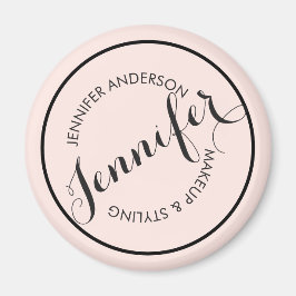 Logo für die Vintage Circle Briefmarke Makeup und  Magnet