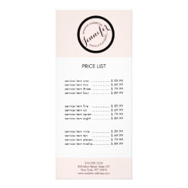 Logo für die Vintage Circle Briefmarke Makeup und  Werbekarte