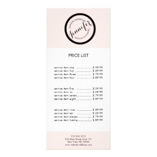 Logo für die Vintage Circle Briefmarke Makeup und Werbekarte