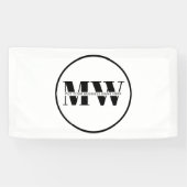 Logo für die Werbeaktion für Schwarz-Weiß-Unterneh Banner (Horizontal)