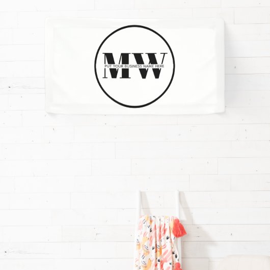 Logo für die Werbeaktion für Schwarz-Weiß-Unterneh Banner (InSitu)