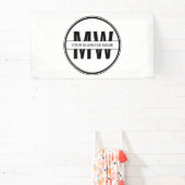 Logo für die Werbeaktion für Schwarz-Weiß-Unterneh Banner (InSitu)