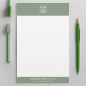 Logo für die Werbeaktion "Grün" Briefpapier