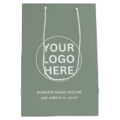 Logo für die Werbeaktion Mittlere Geschenktüte (Rückseite)