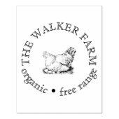 Logo für die Werbung für kundenspezifische landwir Gummistempel (Prägung)