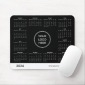 Logo für die Werbung im Schwarzen Unternehmen 2026 Mousepad (Mit Mouse)
