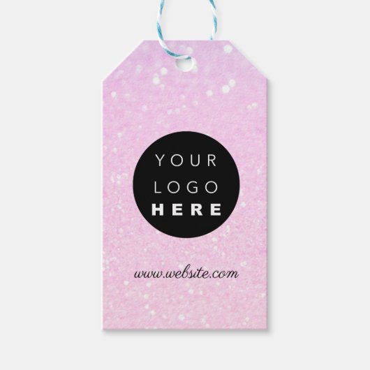 Logo für ein benutzerdefiniertes Unternehmen Besch Geschenkanhänger (Vorderseite)