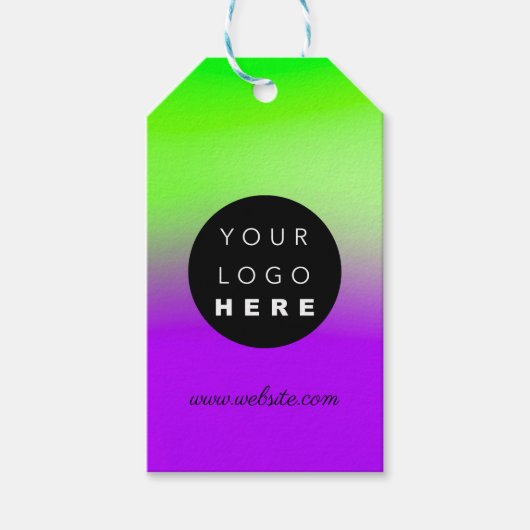 Logo für ein benutzerdefiniertes Unternehmen Besch Geschenkanhänger (Vorderseite)