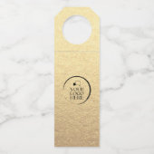 Logo für ein benutzerdefiniertes Unternehmen Flaschenanhänger (Vorderseite)