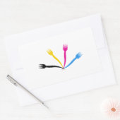 Logo für ein Restaurant oder Café Rechteckiger Aufkleber (Umschlag)