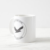Logo für eine benutzerdefinierte Logo-Gesellschaft Kaffeetasse (Vorderseite Links)