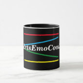 Logo für einfache Farben Tasse (Zentrum)