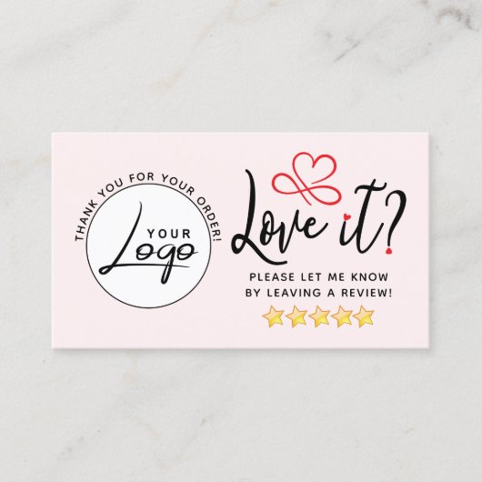 Logo für einfache Überprüfungsanforderung Visitenkarte (Vorderseite)