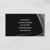 Logo für elektrische Plug-LightBulb | Abstrakte St Visitenkarte (Rückseite)