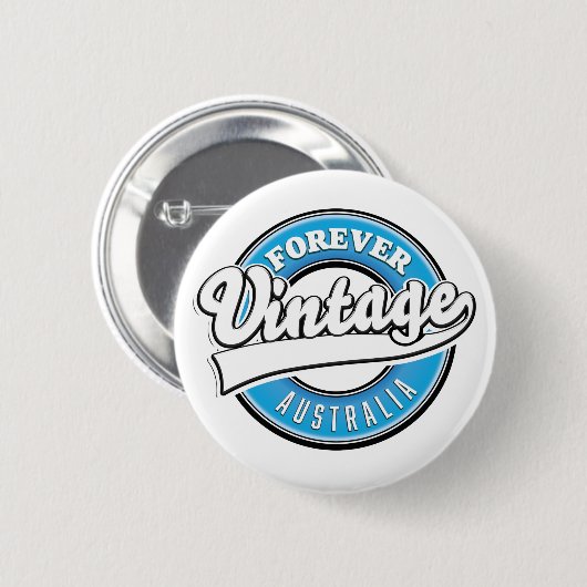 Logo für ewig Vintages Australien Button (Vorne & Hinten)