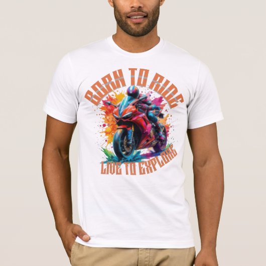 Logo für Fahrradliebhaber T-Shirt (Vorderseite)