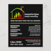 Logo für Familientherapie, Psychotherapeut, Therap Flyer (Vorne)