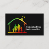 Logo für Familientherapie, Psychotherapeut Visitenkarte (Vorderseite)