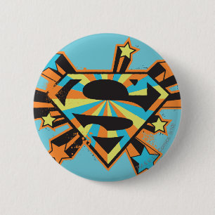 Logo für farbige Supergirl-Stars Button