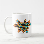Logo für farbige Supergirl-Stars Kaffeetasse (Links)