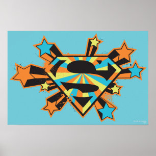 Logo für farbige Supergirl-Stars Poster