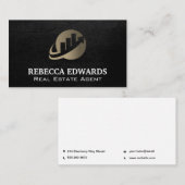 Logo für Finanzdiagramme | Analyst Visitenkarte (Vorne/Hinten)