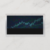 Logo für Finanzdiagramme | Bestandsberichte Visitenkarte (Rückseite)