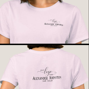 Logo für Friseursalon-Bekleidung T-Shirt