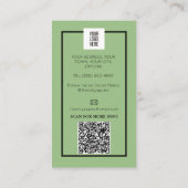 Logo für Gartenpflege und Landschaftsgestaltung Visitenkarte (Rückseite)