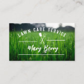 Logo für Gartenpflege und Landschaftsgestaltung Visitenkarte (Vorderseite)