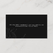 Logo für Gesundheitsbewusstsein | Computertechnik  Visitenkarte (Rückseite)