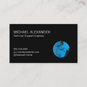 Logo für globale Linie Visitenkarte (Vorderseite)