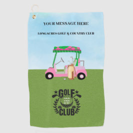Logo für Golf League Golf Club Golfhandtuch