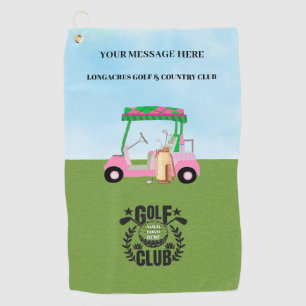 Logo für Golf League Golf Club Golfhandtuch