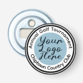 Logo für Golfturniere oder Veranstaltungen persona Flaschenöffner (Vorderseite)