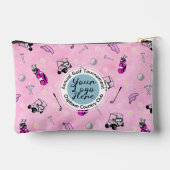 Logo für Golfturniere oder Veranstaltungen persona Zubehörtasche (Rückseite)