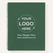 Logo für "Green Custom Business" Notizblock (Vorderseite)