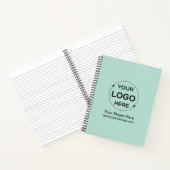 Logo für "Green Custom Business" Notizblock (Innenseite)