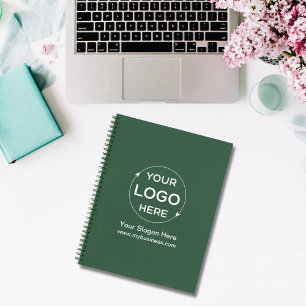 Logo für "Green Custom Business" Notizblock