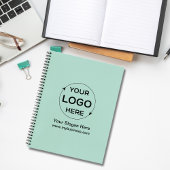 Logo für "Green Custom Business" Notizblock