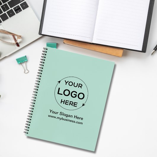 Logo für "Green Custom Business" Notizblock