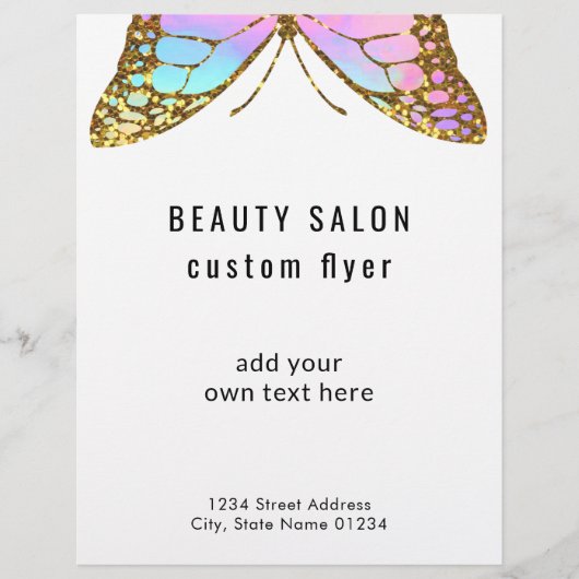 Logo für große Schmetterlinge Flyer (Vorne)