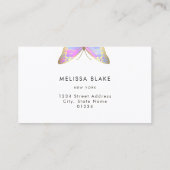 Logo für große Schmetterlinge Visitenkarte (Rückseite)