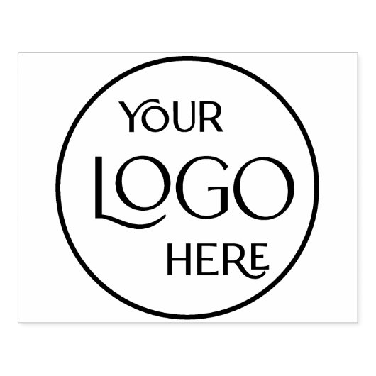 Logo für Großunternehmen - Modernes Branding Gummistempel (Prägung)