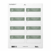 Logo für "Grüne Unternehmen" für die Lieferung von (Vorne)