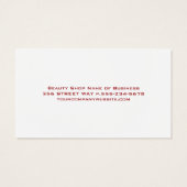 Logo für Haare und Nägel (Rückseite)