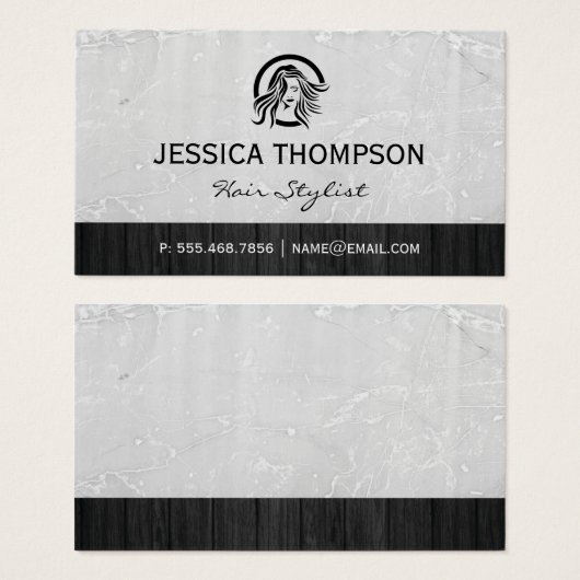 Logo für Haarstühle | Moderner Stil (Vorne & Hinten)