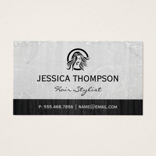 Logo für Haarstühle | Moderner Stil (Vorderseite)